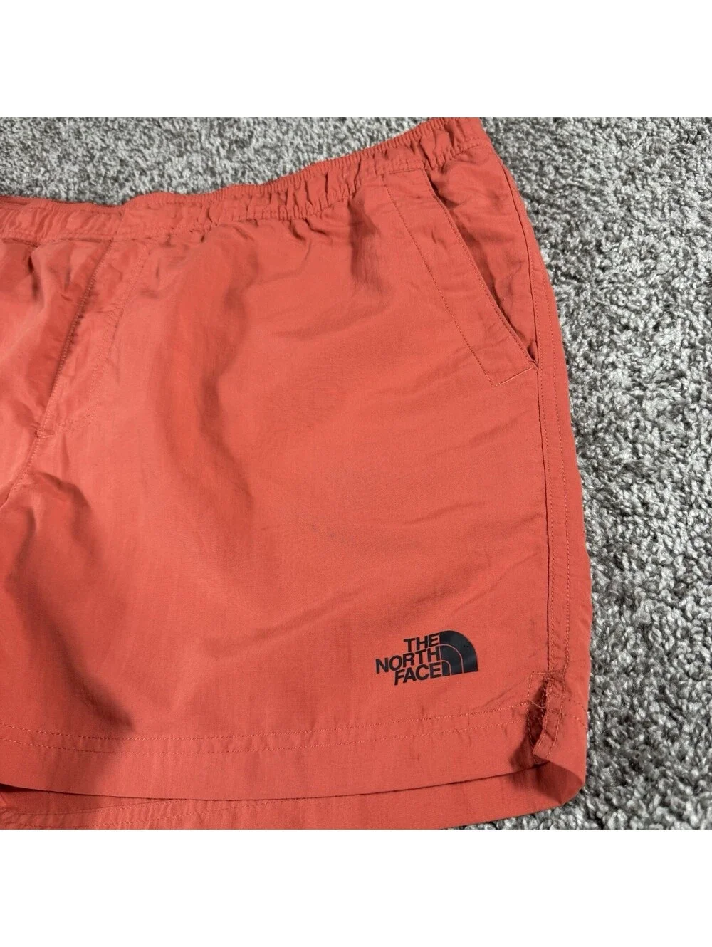 The North Face Class V Relaxed Fit Pull On Horizon Orange Shorts Mens Sz. XL